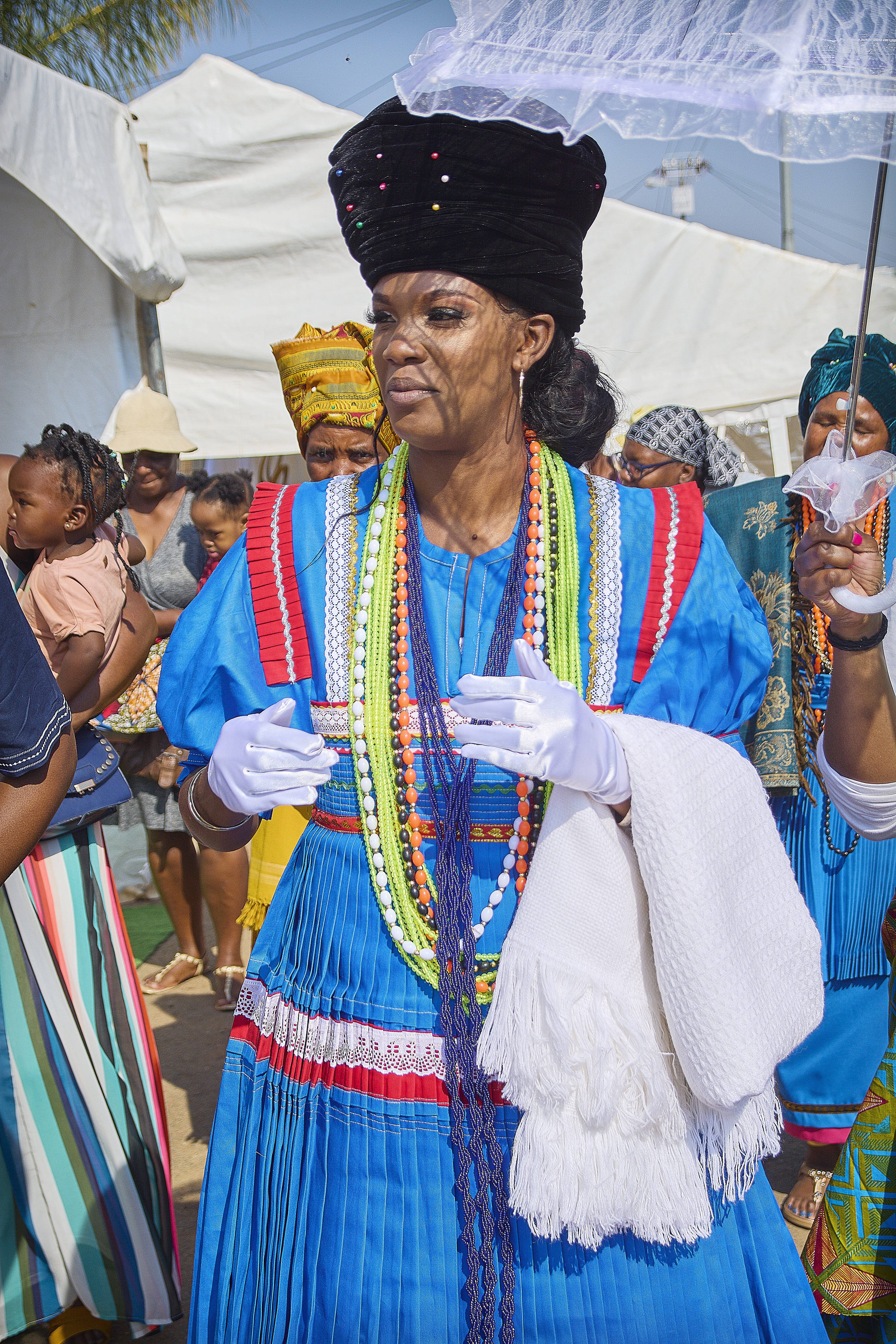 Wedding detail portrait with soft light